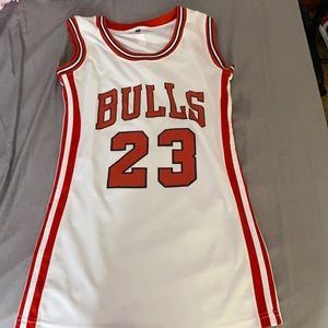 Red & White Bulls Dress